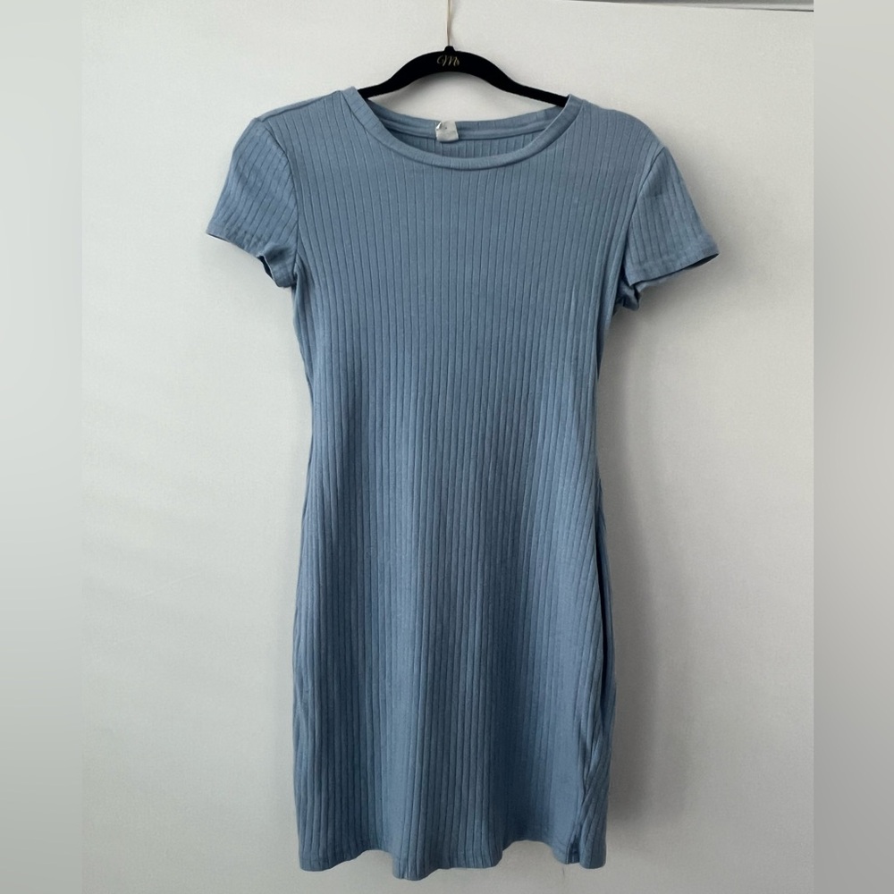 Blue T Shirt Dress